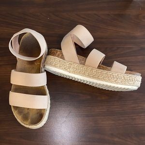 Nude Kimmie Platform Espadrilles
